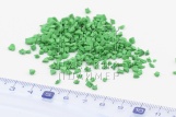 Зеленая EPDM крошка фракции 2мм - 4мм
