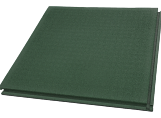 Резиновая плита Monolit 40 Standart (1050x1050x40 мм, сплошной пазовый замок шириной 40 мм) (цвет зеленый, красный)