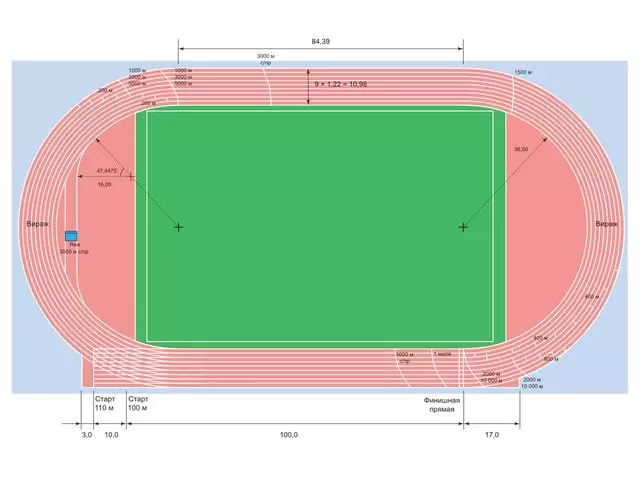 Беговая дорожка размеры на плане