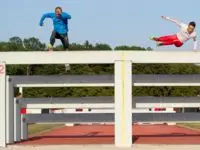 Резиновое покрытие для полосы препятствий