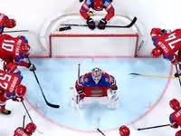 Хоккейная разметка на льду Хоккейная разметка на льду