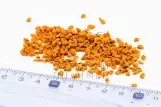 Оранжевая EPDM крошка фракции 2мм - 4мм
