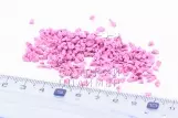 Розовая EPDM крошка фракции 2мм - 4мм