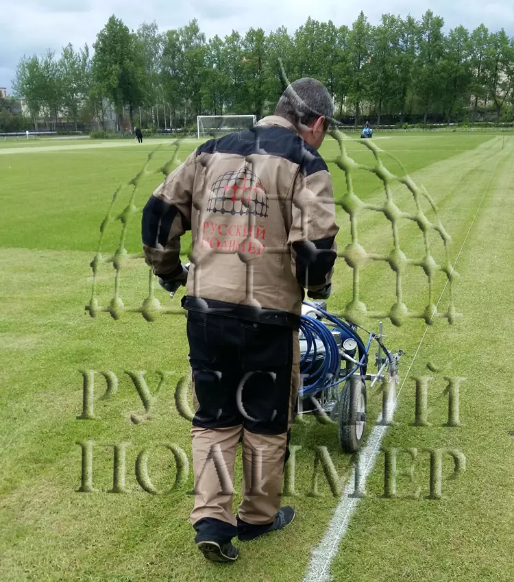 Футбольное поле Дубна - Русский Полимер - фото